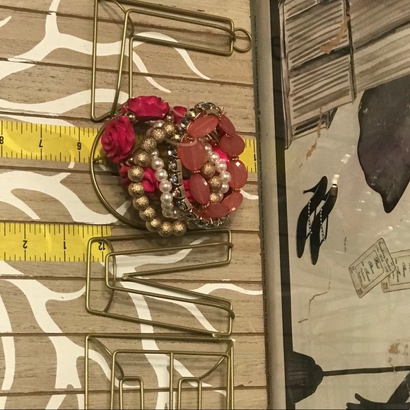 5Pcs Fashion Stretch Bracelet Set Pink - Picture 6 of 12